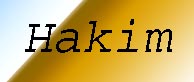 (image for) Hakim